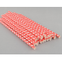 Paper Straws - Red Polka Dot x25